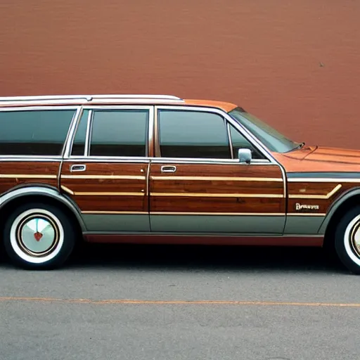 Image similar to a brown 1 9 8 9 mercury station wagon