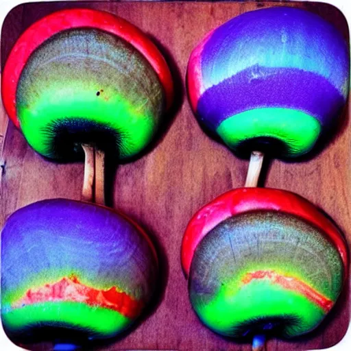 Image similar to “ psychedelic magic portobello mushrooms ”