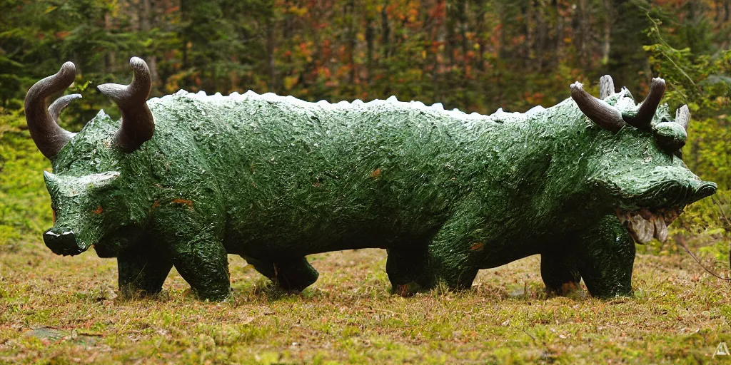 Prompt: the rhinelander hodag