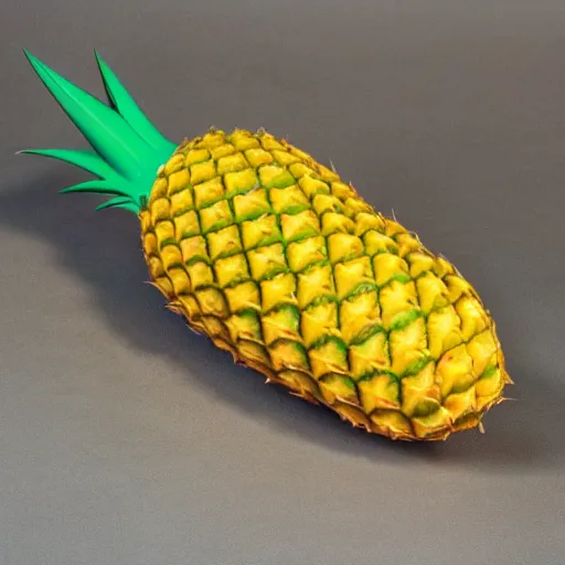 Prompt: product photo of a pineapple fused with a bazooka, centered, highly detailed, balanced colors