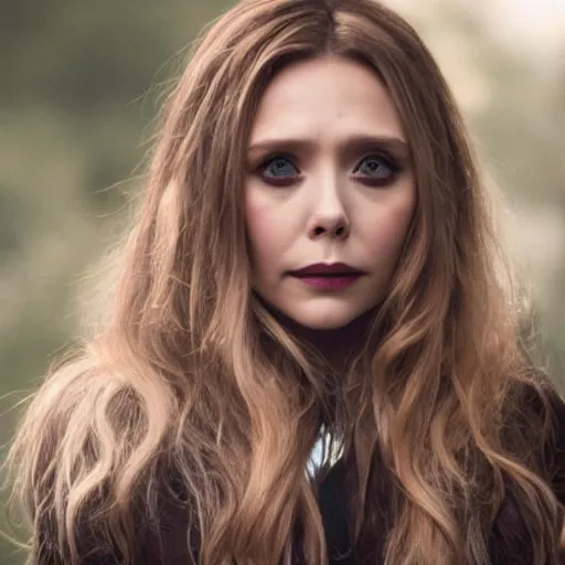 Image similar to elizabeth olsen as a vampire