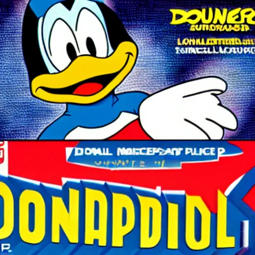 Image similar to donald duck as superhero