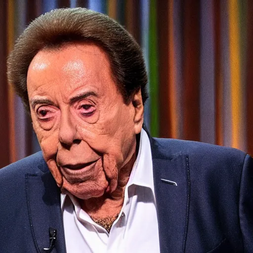 Image similar to silvio santos, a still of an horror movie