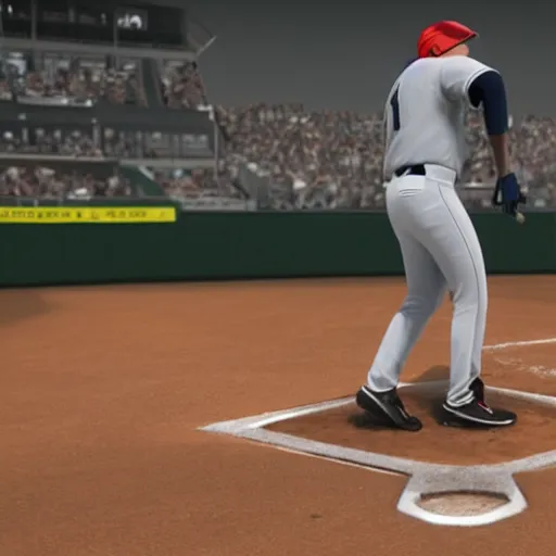 Image similar to sad baseball ultra realism