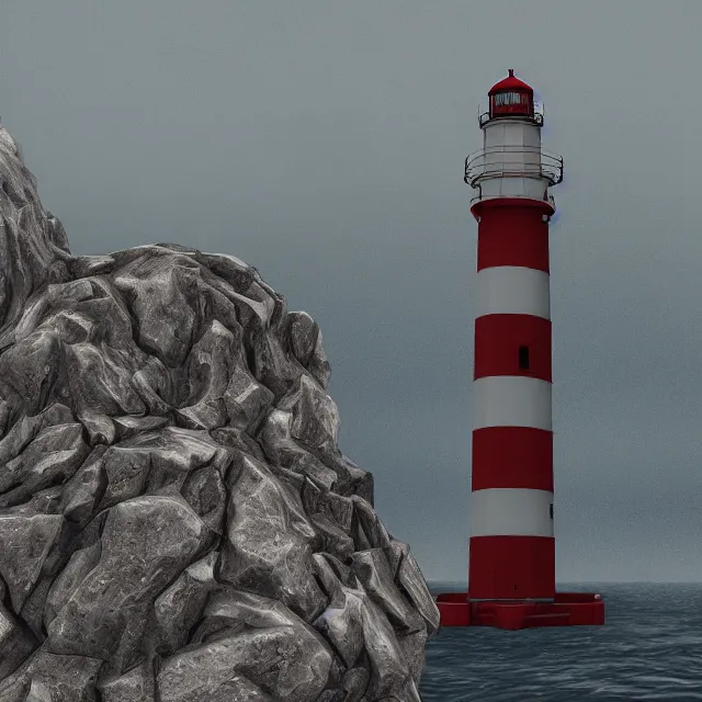 Image similar to a beautiful view of silent hill lighthouse, ultra detailed