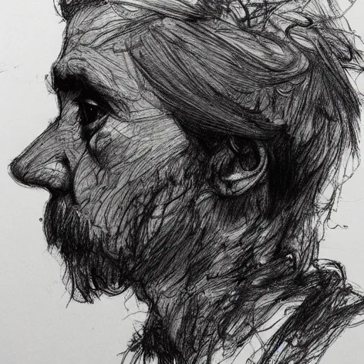 Image similar to a realistic yet scraggly portrait sketch of the side profile of a humming bird, trending on artstation, intricate details, in the style of frank auerbach, in the style of sergio aragones, in the style of martin ansin, in the style of david aja, in the style of mattias adolfsson