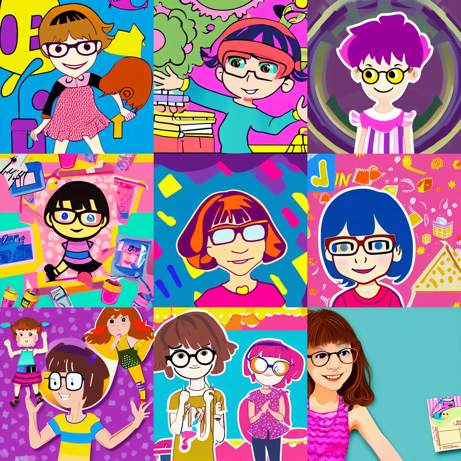 Prompt: junie b jones, vector, pixta. jp