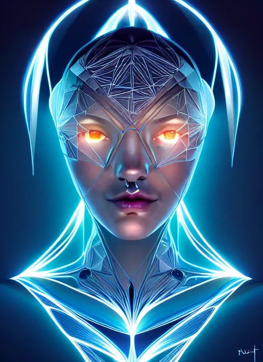 Image similar to symmetry!! product render poster puzzle cube scifi, glowing lights!! intricate, elegant, highly detailed, digital painting, artstation, concept art, smooth, sharp focus, illustration, art by artgerm