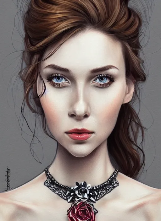 Image similar to portrait of finnish woman, accessories, elegant, highly detailed, digital illustration, trending in artstation, trending in pinterest, glamor pose, concept art, smooth, sharp focus, art by gustave gourbet