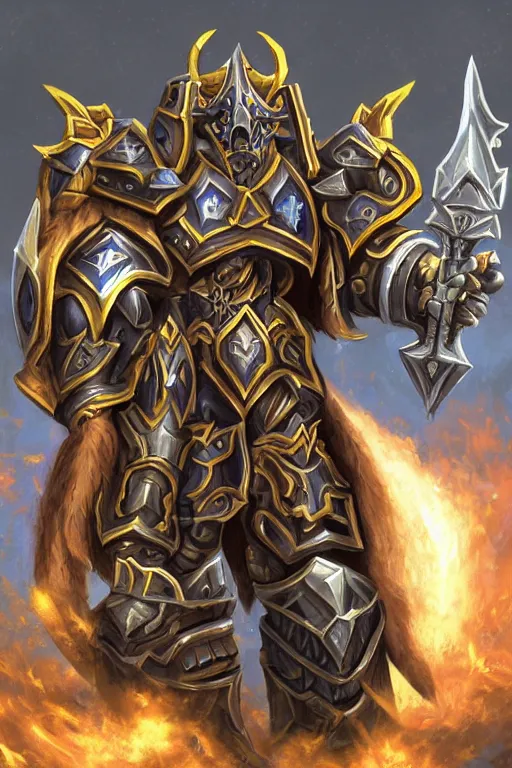 Image similar to world of warcraft paladin