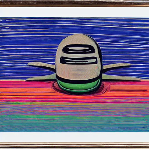 Image similar to alien by wayne thiebaud