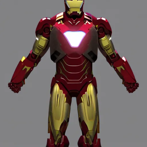 Image similar to yeat as ironman