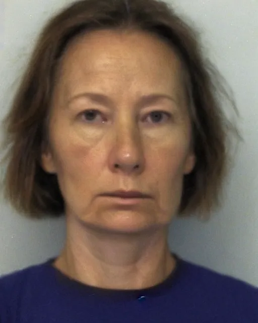 Image similar to a police mugshot of leslie dach in hungary