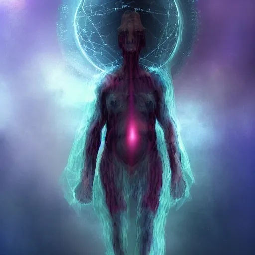 Prompt: an interdimensional being, digital art, concept art, 16k resolution