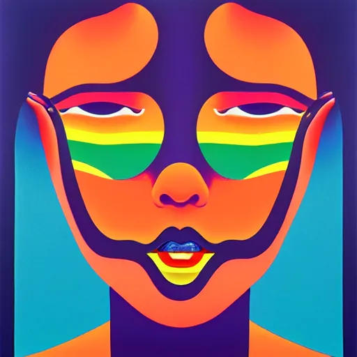 Prompt: woman eyes by shusei nagaoka, kaws, david rudnick, airbrush on canvas, pastell colours, cell shaded, 8 k