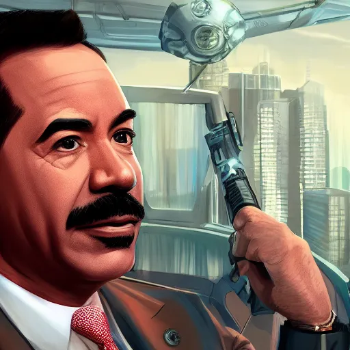 Prompt: Steve Harvey is Tony Stark, hyperdetailed, artstation, cgsociety, 8k