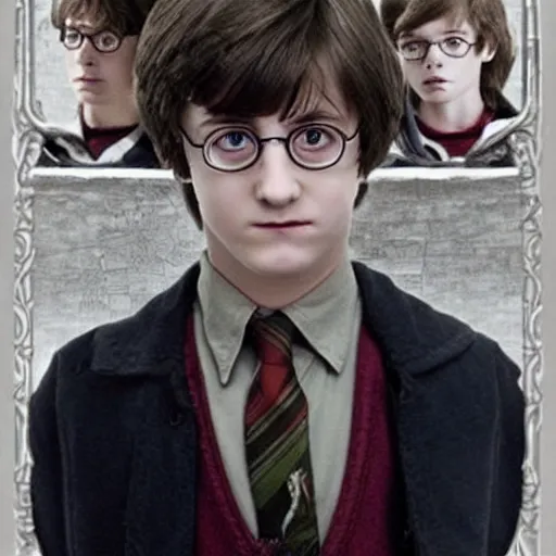 Image similar to garry potter look like according to the books