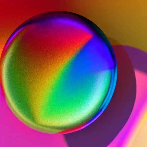 Prompt: A couple of rainbow colored gems lying on a white table, reflecting the sun. 8k, Octane Render, High Detail.