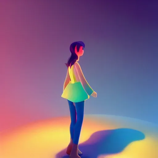 Image similar to hsiao - ron cheng style, vfx art, unreal engine render, claymation style, colourful, volumetric light, digital painting, digital illustration, dramatic light,