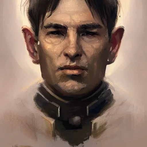 Image similar to portrait of a man by greg rutkowski, british features, straight jaw, short black hair, star wars expanded universe, he is about 6 0 years old, wearing uniform of the galactic alliance navy, highly detailed portrait, digital painting, artstation, concept art, smooth, sharp foccus ilustration, artstation hq