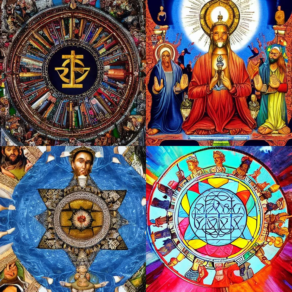 Prompt: all religions combined