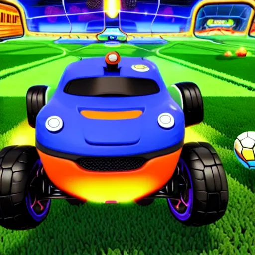 Image similar to fall guys bean on rocket league