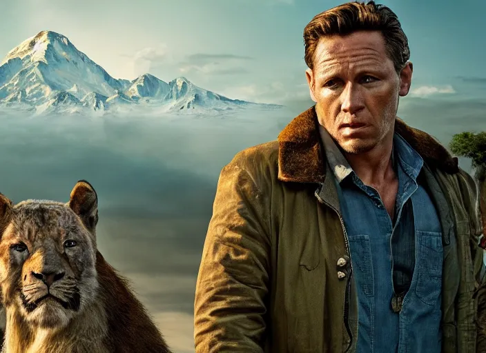 Image similar to a screenshot of animal kingdom tv series, oil on canvas. cinematic, hyper realism, realistic proportions, dramatic lighting, high detail 4 k