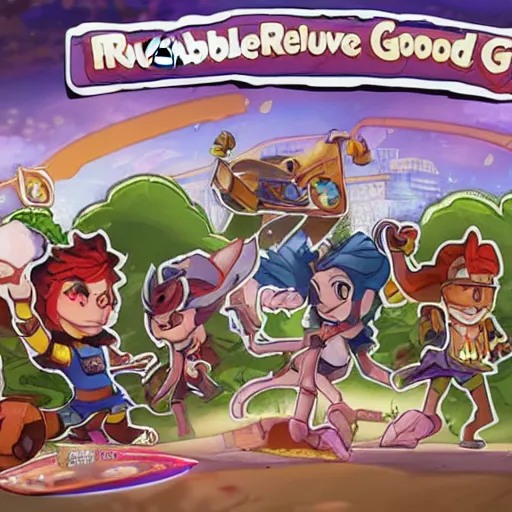 Image similar to rumbleverse as a good game with good servers