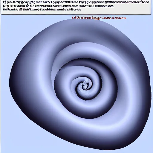 Image similar to effect of cold deformation on a spiral dislocation at the atomic level.