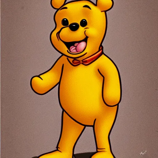 Image similar to winnie the poo as a human