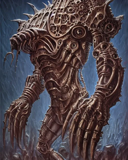 Image similar to gorey fleshmetal cyborg daemonhost, by antonio j. manzanedo, giger, alex grey, android jones, wayne barlowe, philippe druillet, raymond swanland, cyril rolando, josephine wall, harumi hironaka, trending on artstation