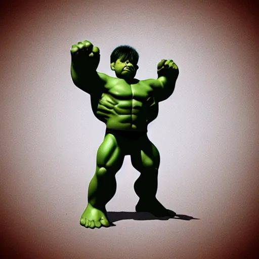 Image similar to baby hulk