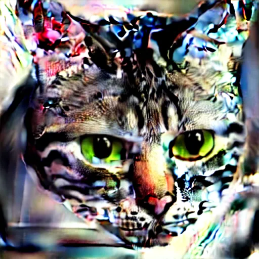 Prompt: A watercolor art of 3d render cat by Taida Balčiūnienė, 4k resolution, hugh detailed