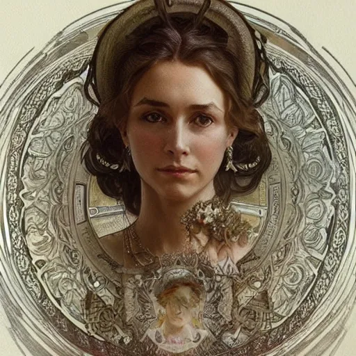 Prompt: amazing lifelike award winning pencil illustration of the queen mother trending on art station artgerm Greg rutkowski alphonse mucha cinematic