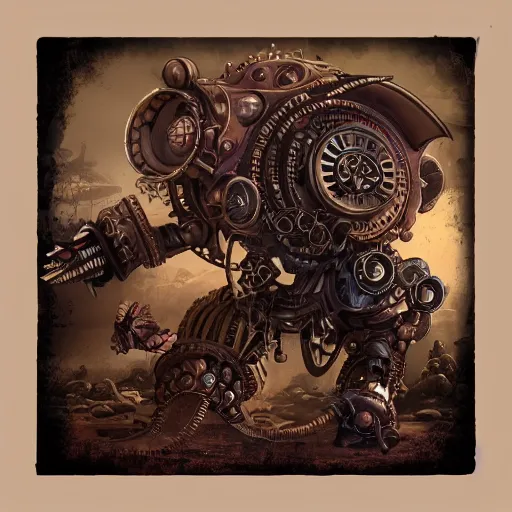 Image similar to steampunk zerg