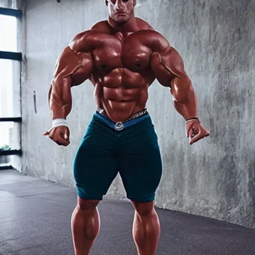 still of chris bumstead in a skirt | Stable Diffusion