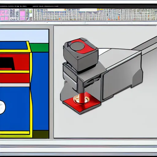 Prompt: picso, logo, muiti color, cad cam cae