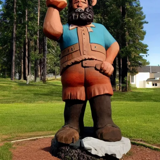 Image similar to Paul Bunyan runs for president