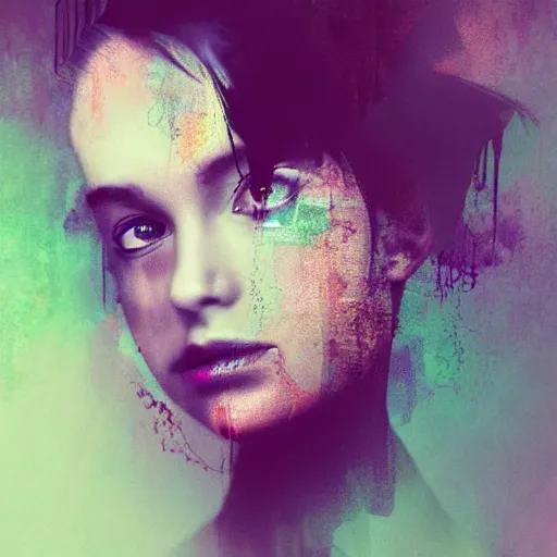 Prompt: my dream you lied to me for so long everywhere i go there's a sense of it, digital painting, portrait, muted colors, in the style of alberto seveso
