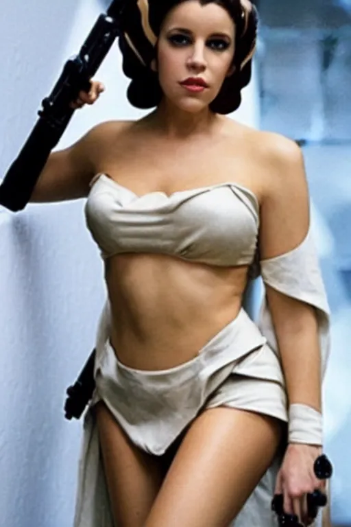 Image similar to Lana Kane as princess leia