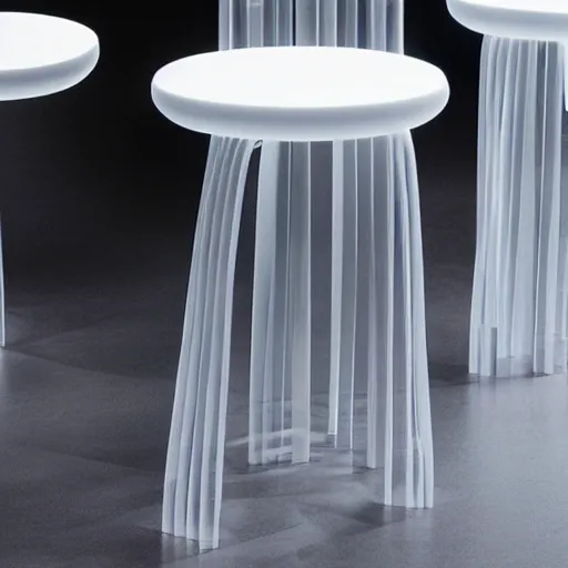 Image similar to the corian jellyfish stool by jasper morrison