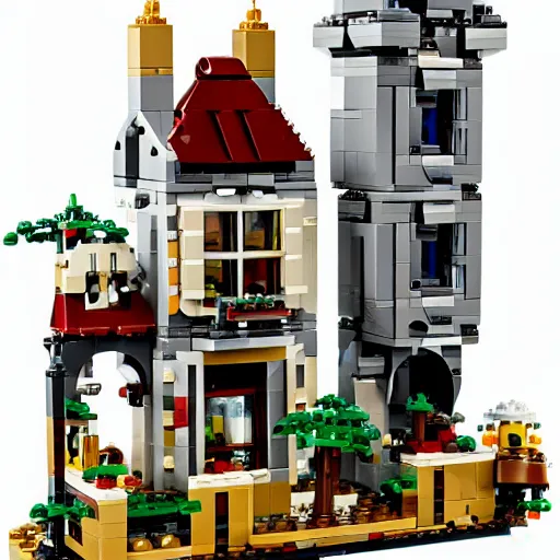 Image similar to howls moving castle lego set