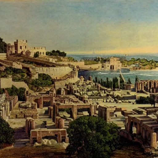 Prompt: photograph of carthage if rome lost the punic wars