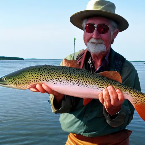 Image similar to Fly fisherman with birthday hat
