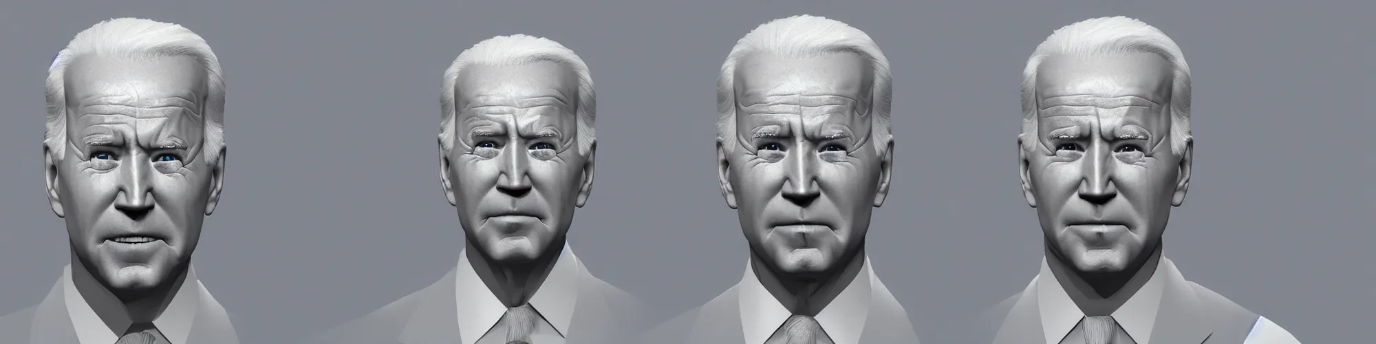 Prompt: joe biden, low poly, render,