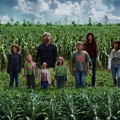 Prompt: children of the avocado, based on children of the corn