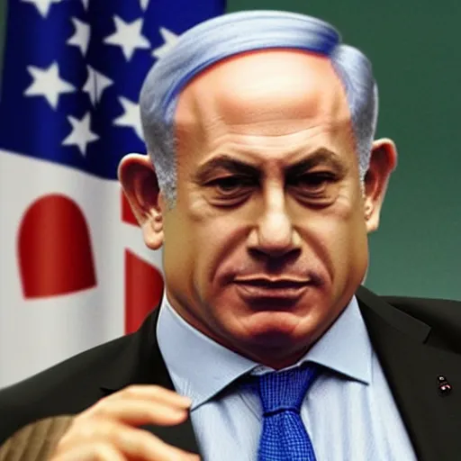 Prompt: benjamin netanyahu with a beard