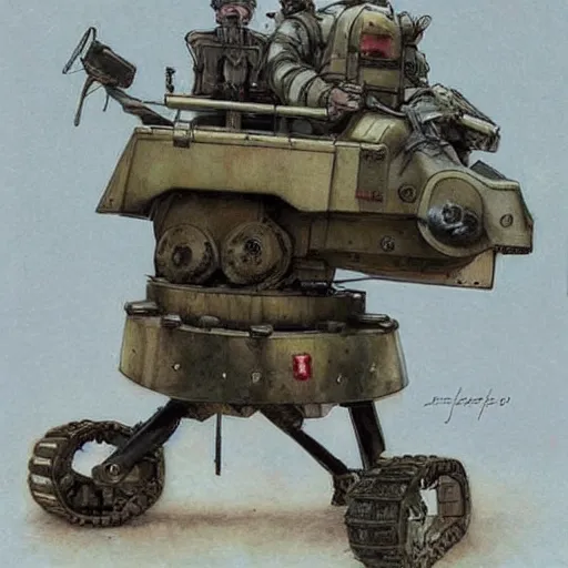 Image similar to (((((((((((robot world war one army tank robot))))))))))) . muted colors. by Jean-Baptiste Monge !!!!!!!!!!!!!!!!!!!!!!!!!!!!!!!!!!!!!!!!