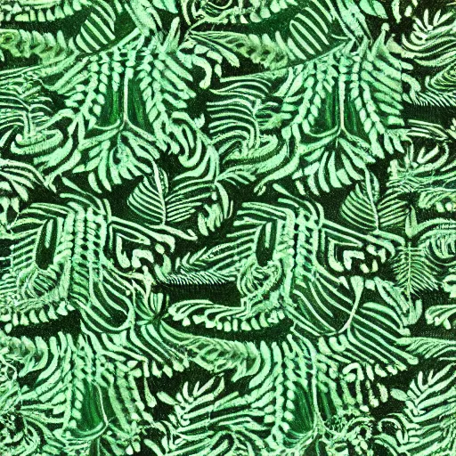 Image similar to green fern, textile print, tileable