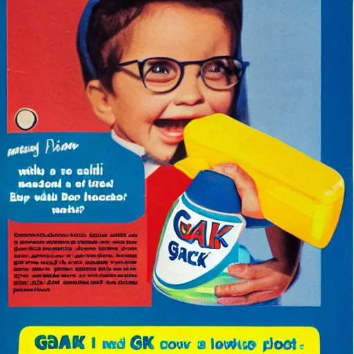 Image similar to advertisement for GAK